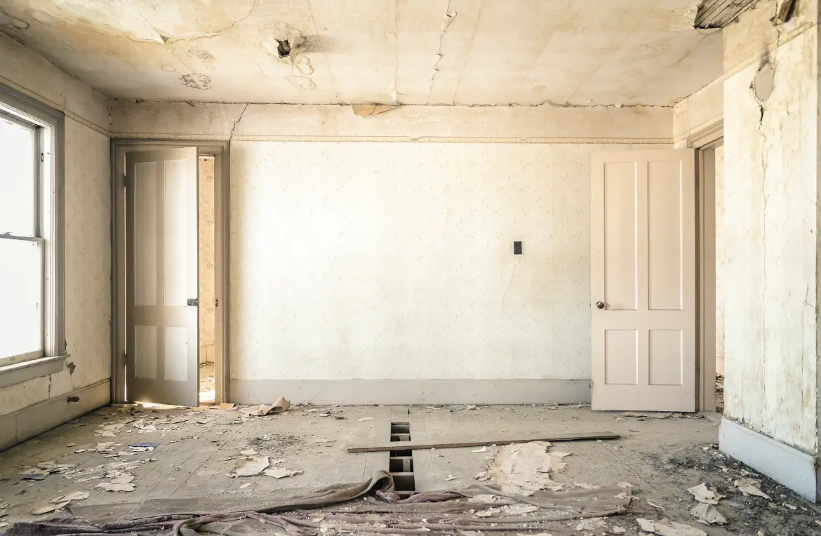 Waste disposal crew managing a cleanout project in Oostburg